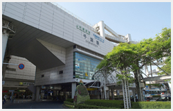 中央区の栄えているところ